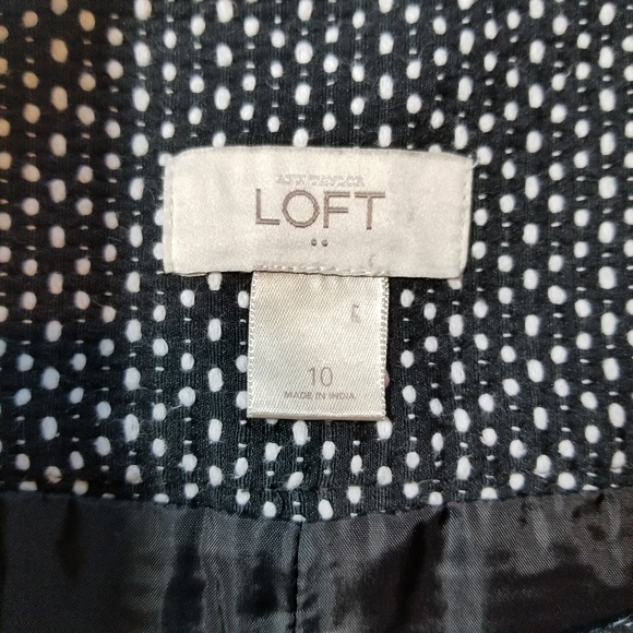 Ann Taylor Loft black and white skirt - Picture 5 of 6